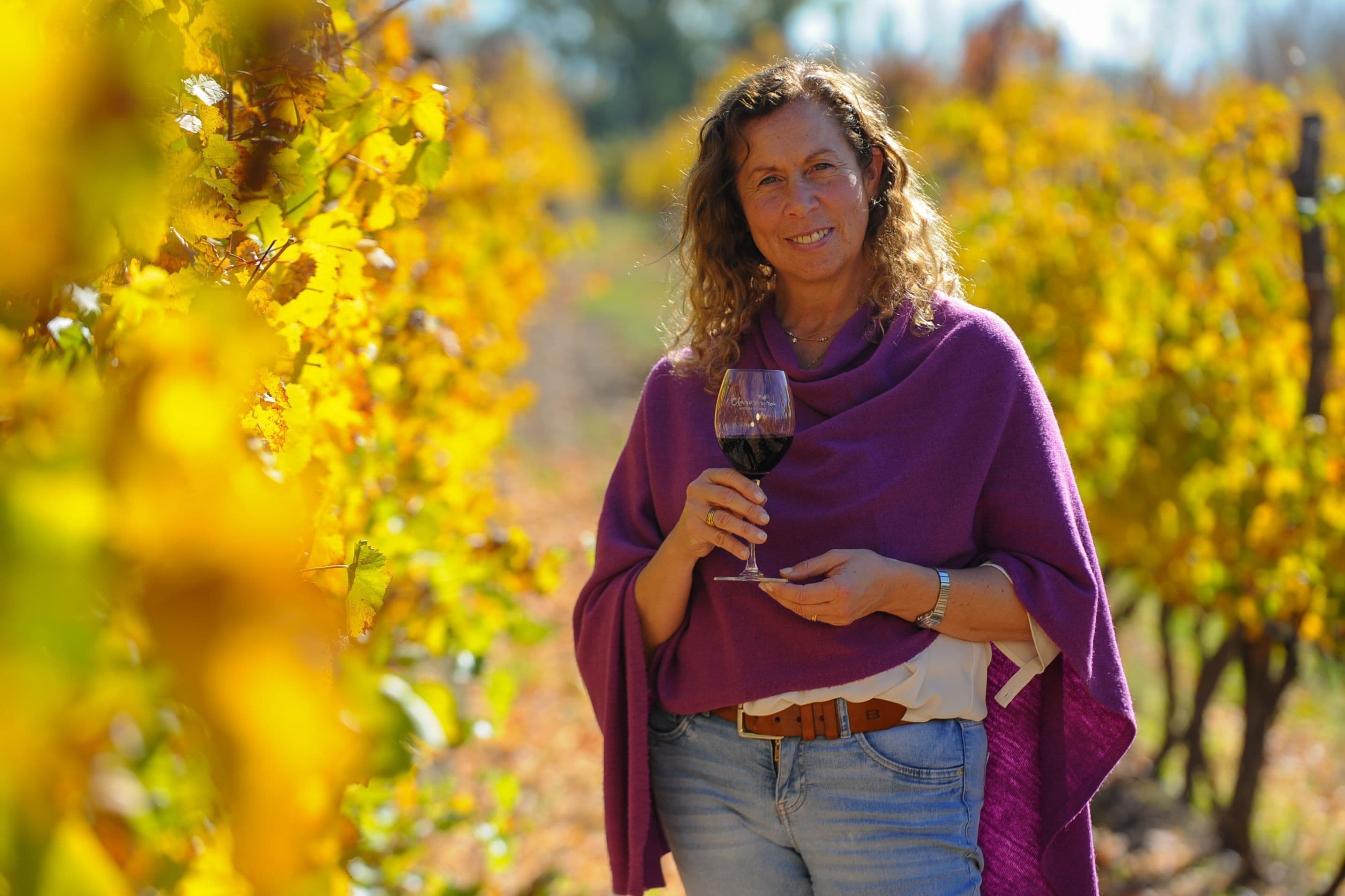 Paula Cucchiara en bodega Claroscuro